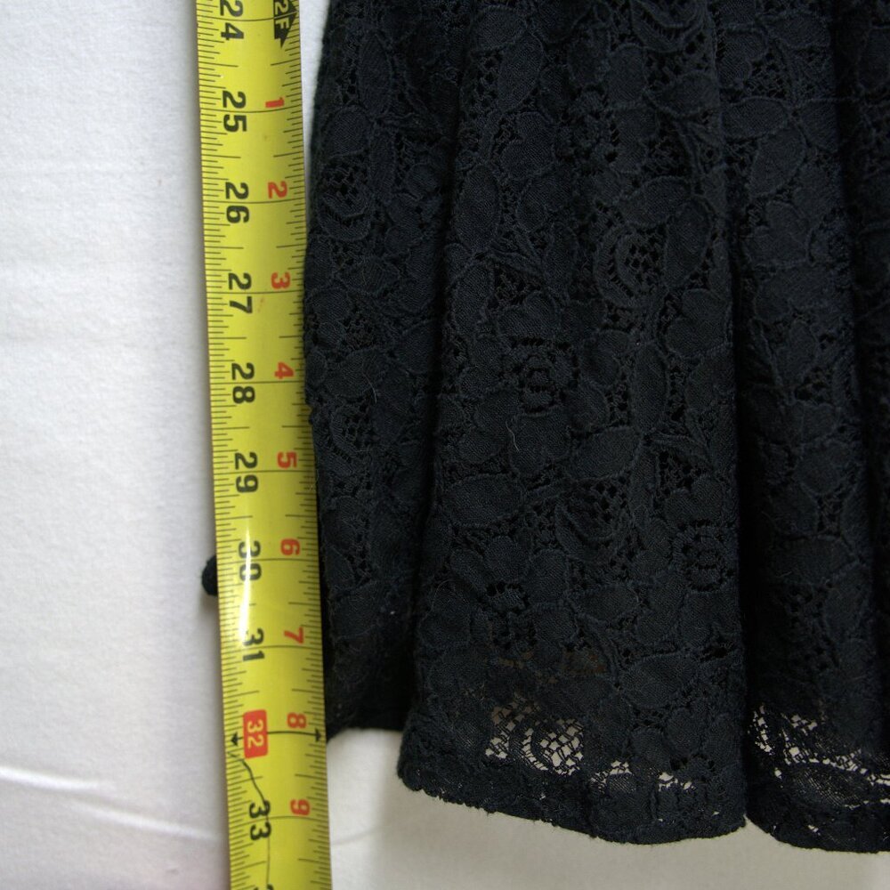 Little Black Lacey Backless Dress - Picture 8 of 8